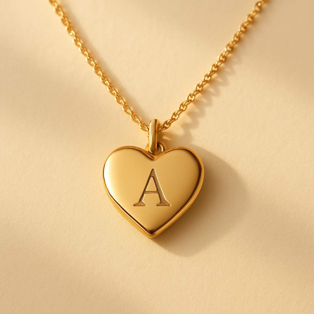 Golden Initial Charm